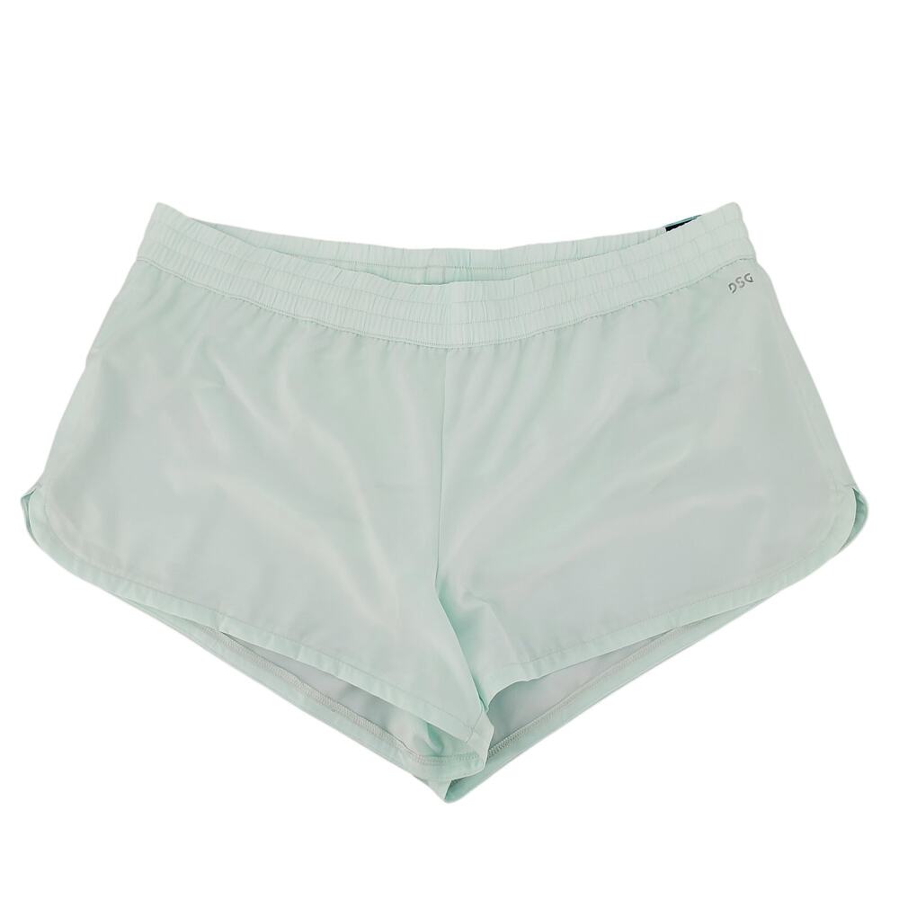 DSG Womens XXL Mid Rise Stride Short Brief Lined Mint Cloud Moisture Wicking New
